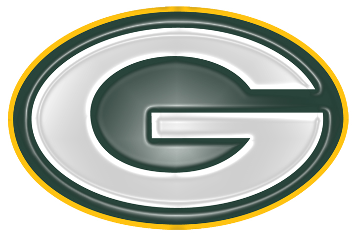 Green Bay Packers Plastic Effect Logo iron on paper